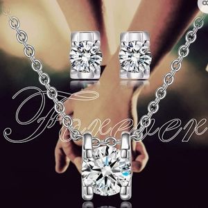 925 silver earrings and necklaces set